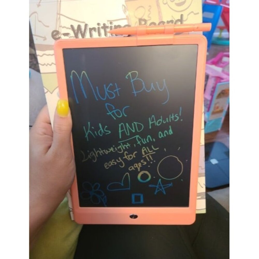 LCD Writing Tablet Doodle Board, 10inch Colorful Drawing Tablet Writing Pad